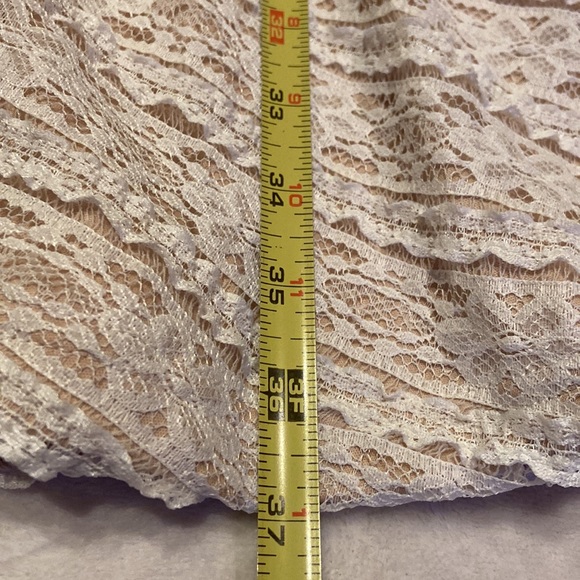 VINCE CAMUTO NWT Size M Ivory & Tan Boho Spirit Fashion Sleeveless Lace Dress - Picture 12 of 14